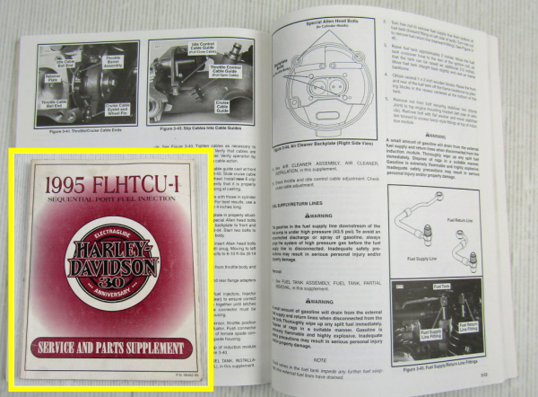 Harley Davidson 1995 FLHTCU-I Sequ Port Fule Injection Service Parts Supplement