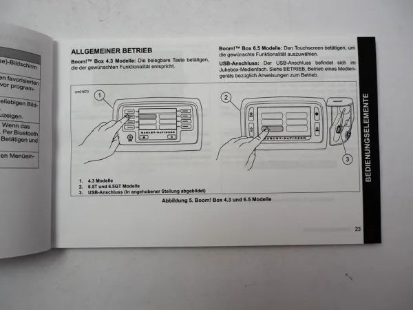 Harley Davidson Boom Box Infotainment System Bedienungsanleitung 2014