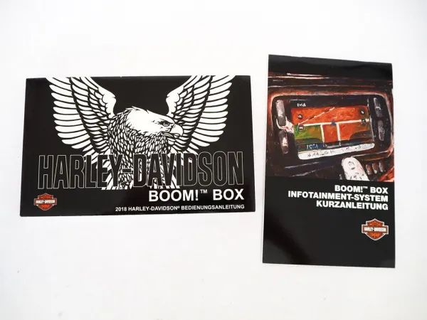 Harley Davidson Boom Box Infotainment System Bedienungsanleitung 2018