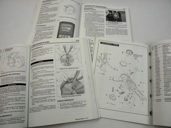 Harley Davidson DYNA Glide FXD Werkstatthandbuch Diagnose Parts List 2003