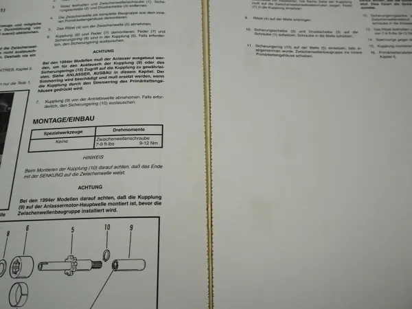 Harley Davidson DYNA Glide FXDL FXDWG 1993 -1994 Werkstatthandbuch Reparatur