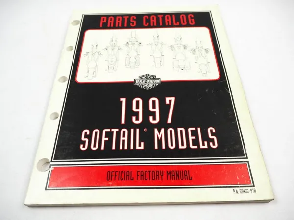 Harley Davidson FLSTC FXSTC FXSTS FLSTF FXSTSB FLSTS 1997 Parts List Catalog