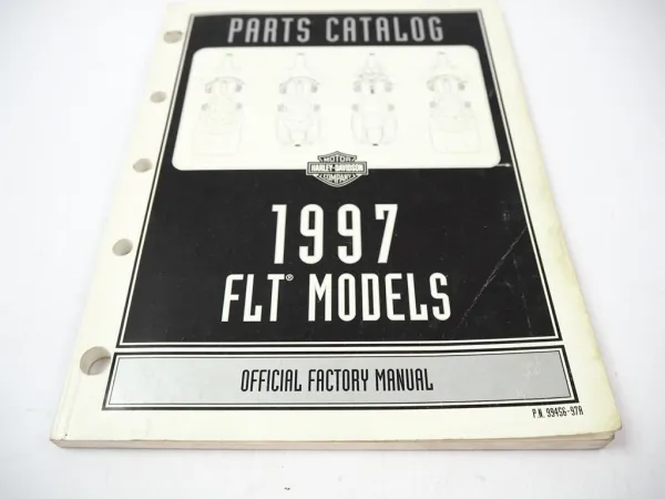 Harley Davidson FLT Models 1997 Parts List Catalog Ersatzteilliste