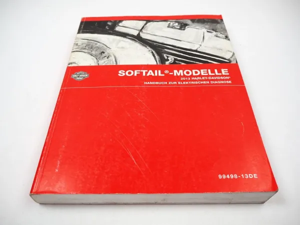 Harley Davidson Softail FXS FLS 2013 Diagnosehandbuch Elektrik Fehlersuche