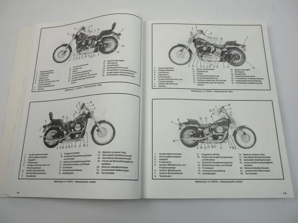 Harley Davidson Softail FX FL Werkstatthandbuch 1993 - 1994 Reparaturanleitung