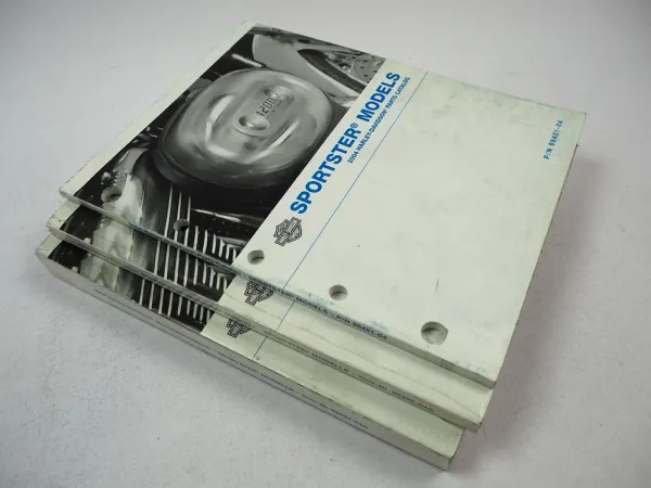 Harley Davidson Sportster XL 883 1200 Werkstatthandbuch Diagnose Parts List 2004
