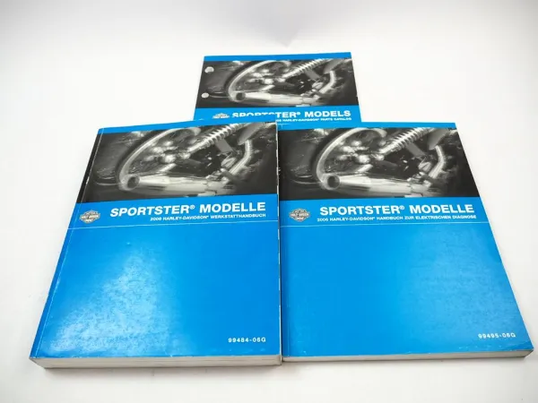 Harley Davidson Sportster XL 883 1200 Werkstatthandbuch Diagnose Parts List 2006
