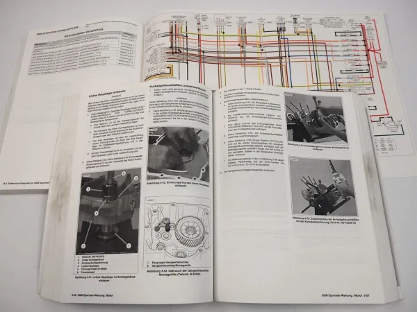 Harley Davidson Sportster XL 883 1200 Werkstatthandbuch und Diagnose 2008