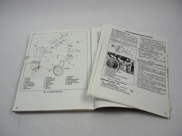 Harley Davidson Sportster XL XLH 53C 883 1200 MJ 99 Werkstatthandbuch Parts List