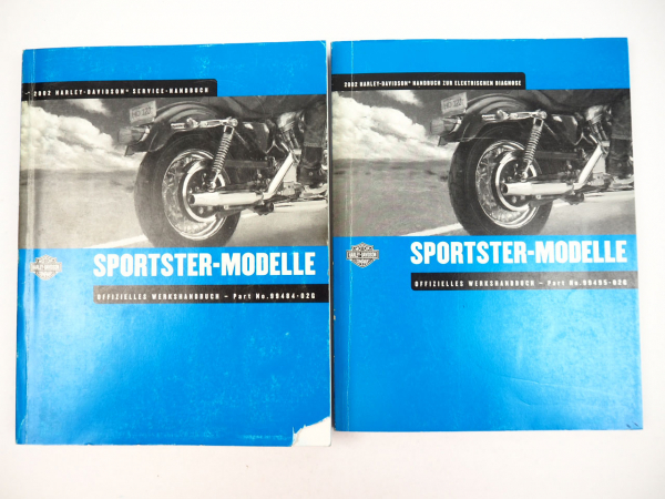 Harley Davidson Sportster XL XLH 883 1200 Werkstatthandbuch und Diagnose 2002