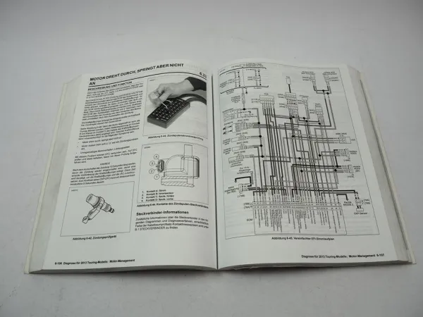 Harley Davidson Touring FLHR FLTR FLHX FLHT 2013 Diagnose Fehlersuche Elektrik