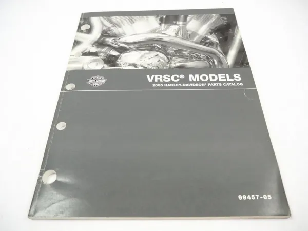 Harley Davidson V-Rod VRSC A B Models 2005 Parts List Catalog Ersatzteilliste