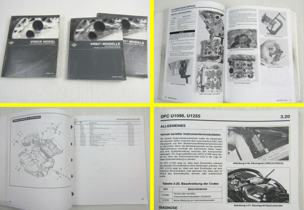 Harley Davidson V-Rod VRSC Models Service Manual Diagnose Parts List 2006