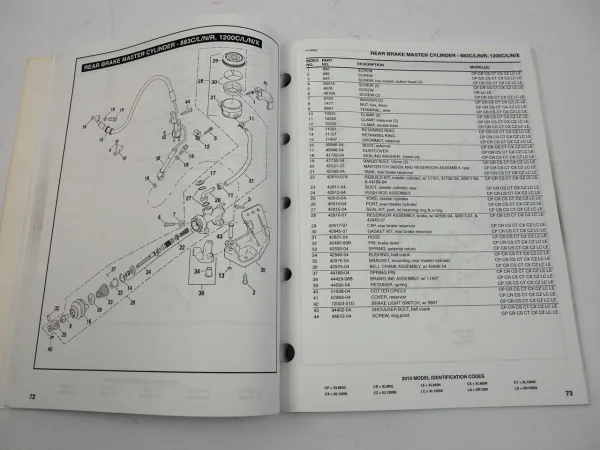 Harley Davidson XL 883 1200 Sportster Parts Catalog 2010 Ersatzteilliste