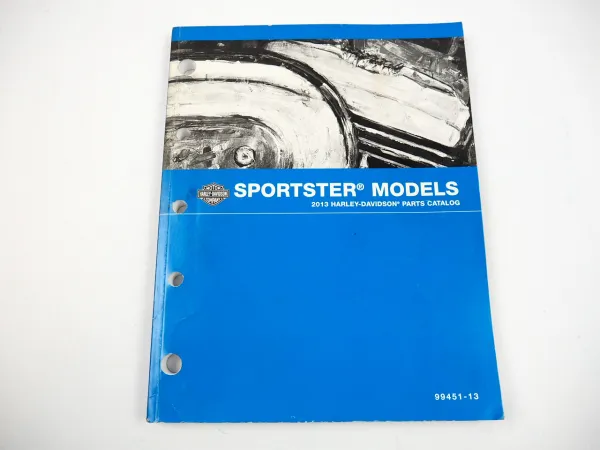 Harley Davidson XL 883 1200 Sportster Parts Catalog 2013 Ersatzteilliste