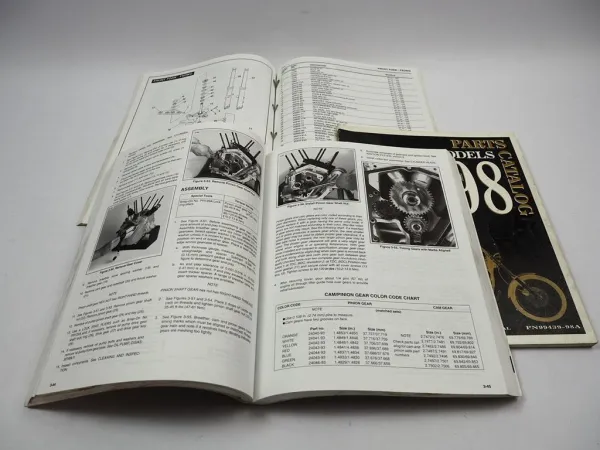 Harley Dyna Glide FXD 1997 - 1998 Service Manual and Parts Catalog Reparatur