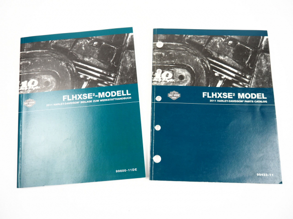 Harley FLHXSE2 CVO Street Glide Werkstatthandbuch und Parts Catalog 2011