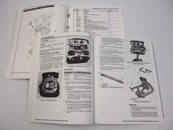 Harley FLTRXSE CVO Road Glide Werkstatthandbuch und Parts Catalog 2012