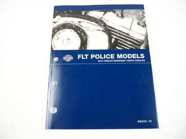 Harley Police Model FLHP FLHPE Road King FLHTP Electra Glide Parts Catalog 2010