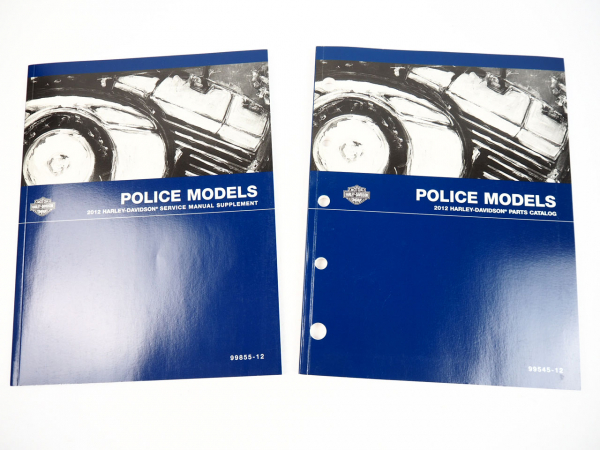 Harley Police Models FLHTP FLHP Service Manual Supplemet and Parts Catalog 2012