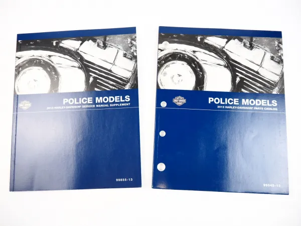 Harley Police Models FLHTP FLHP Service Manual Supplemet and Parts Catalog 2013