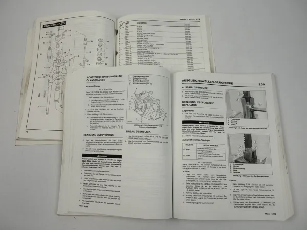 Harley Softail FLST FXST Modelle 2000 Werkstatthandbuch und Parts Catalog