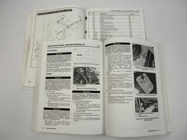 Harley Softail FLST FXST 2001 Werkstatthandbuch und Parts Catalog
