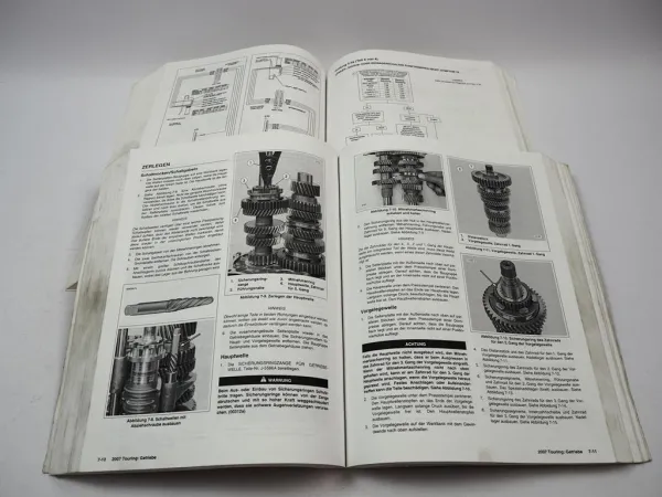 Harley Touring FLHR FLHX FLHT FLTR 2007 Werkstatthandbuch Diagnose