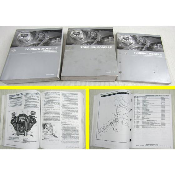 Harley Touring FLHR FLHX FLHT Werkstatthandbuch Diagnose und Parts List 2008