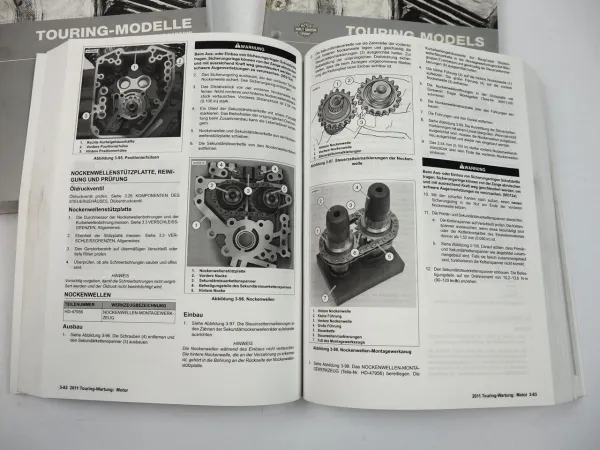Harley Touring FLHR FLTR FLHX FLHT Werkstatthandbuch Diagnose Parts List 2011