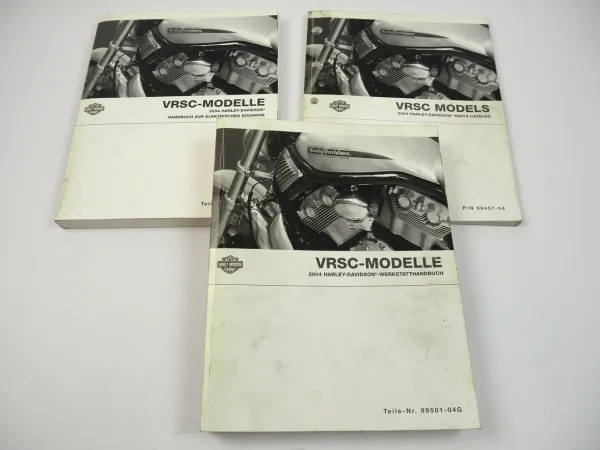 Harley V Rod VRSCA VRSCB Werkstatthandbuch Elektrische Diagnose Parts List 2004