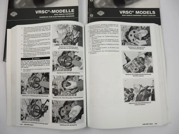 Harley VRSC V Rod Street Rod Night Rod 06 Werkstatthandbuch Diagnose Parts List