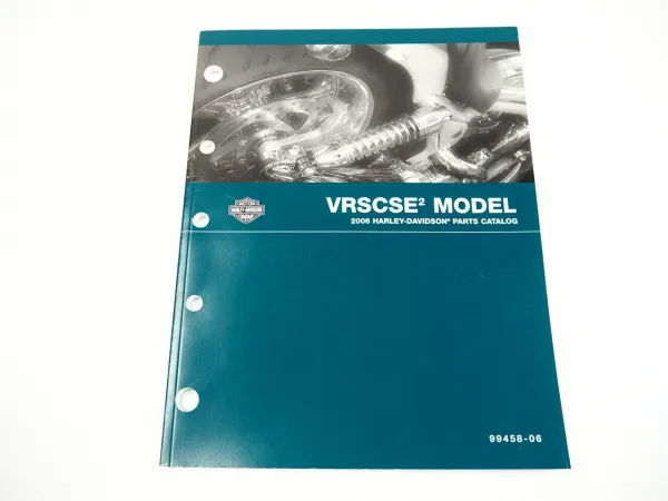 Harley VRSCSE2 CVO V Rod Screamin Eagle 2006 Parts List Catalog