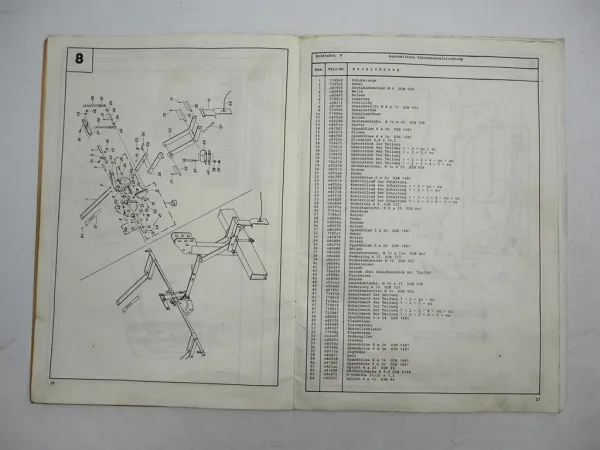 Hassia DU Drillmaschine Betriebsanleitung Ersatzteilliste 1978 Original