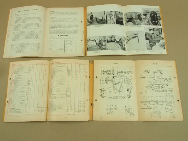 Hatz E ES 71 75 79 780 Motor Betriebsanleitung und Ersatzteilliste 1965/67