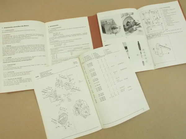 Hatz Z 788 789 790 Motor Betriebsanleitung Bedienung Wartung Ersatzteilliste