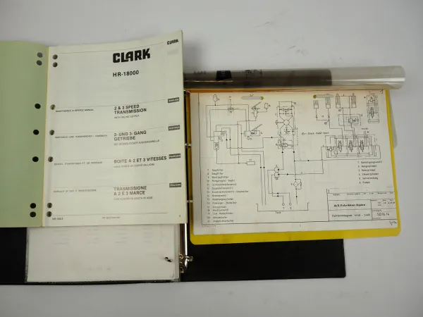 Heden 5000 Serie Gabelstapler Bedienungsanleitung Ersatzteilliste ca. 1992