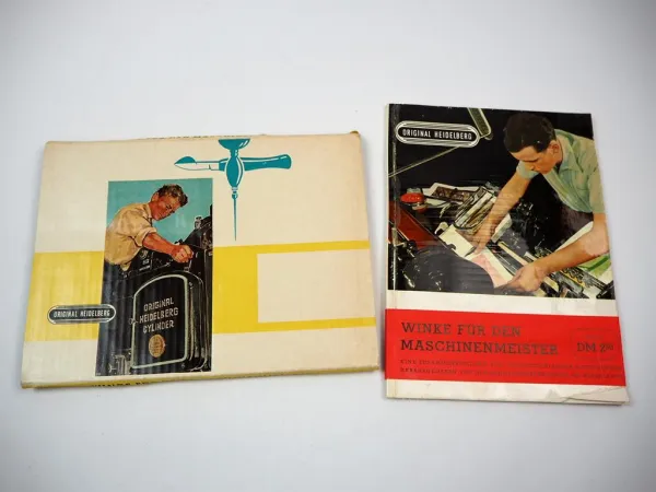 Heidelberger Druckmaschinen Winke für den Maschinenmeister 1956 Bedienung