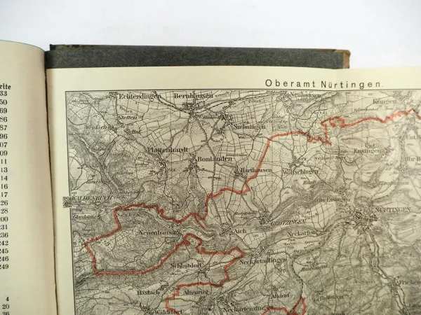 Heimatbuch für das Oberamt Nürtingen 1928 Vosseler Baden-Württemberg