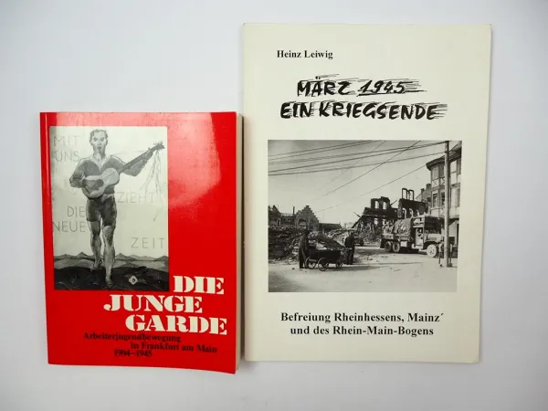 Heinz Leiwig Rheinhessen Mainz Rhein Main März 1945 ein Kriegsende mit Autograph