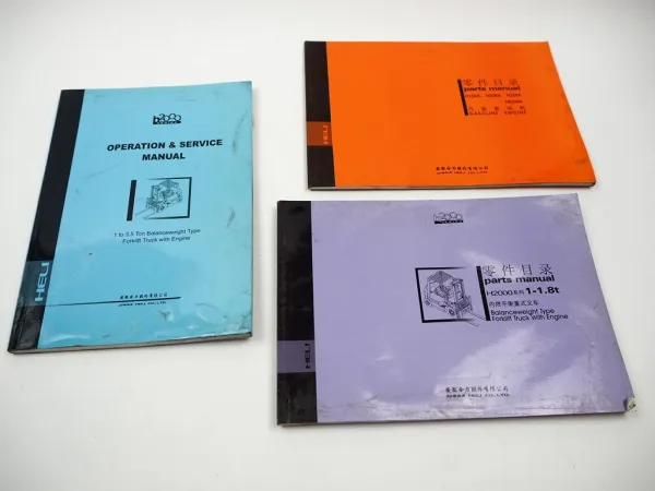 Heli H2000 series Forklift Gasoline Operation Service Parts Manual 2006