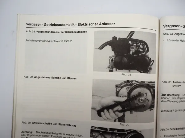 Hercules FOX 50 Roller Kleinkraftrad Werkstatthandbuch Ersatzteilliste 1992