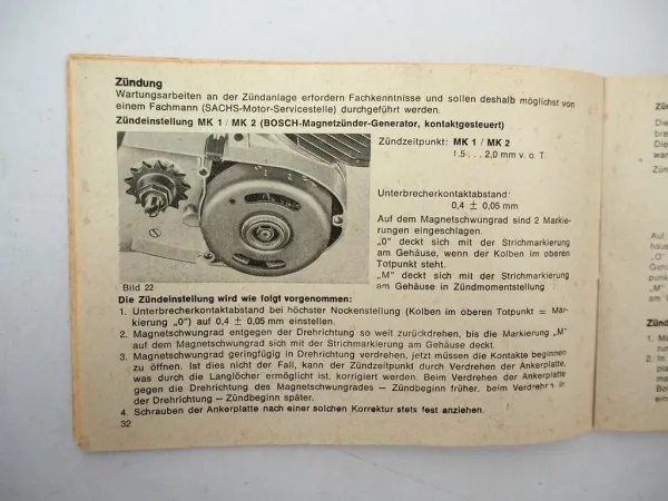 Hercules MK1 MK2S K50 Sprint RL Ultra Moped mit Sachs Motor Betriebsanleitung