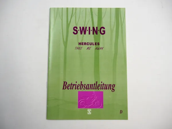 Hercules Swing 50 Mofa Moped Betriebsanleitung Bedienungsanleitung 1993