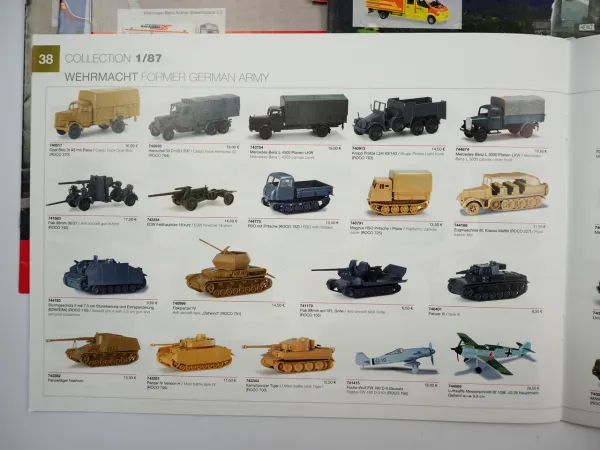 herpa cars & trucks Modellauto Miniaturmodelle Militär 18 Prospekte 2014 - 2016