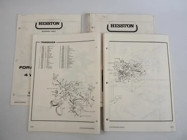 Hesston 7680 Forage Harvester Feldhäcksler Ersatzteilliste Parts List 1981/82