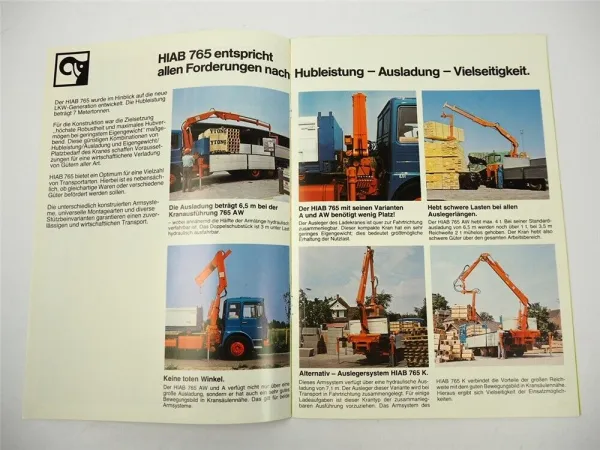 Hiab Foco 765 K A Ladekran Prospekt Schweden 1975