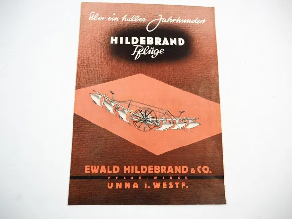 Hildebrand Pflug LDK LK PT SR A2N A1N TKP1 TKP2 MGS Prospekt Unna i. Westfalen