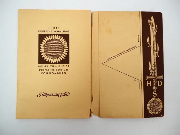 Hirts Deutsche Sammlung Feldpostausgabe 1941 Kleist Prinz Friedrich von Homburg
