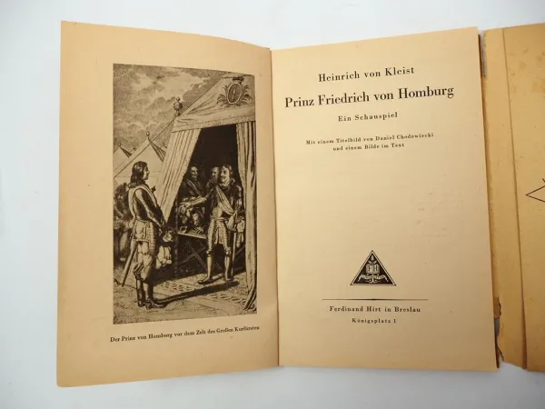 Hirts Deutsche Sammlung Feldpostausgabe 1941 Kleist Prinz Friedrich von Homburg